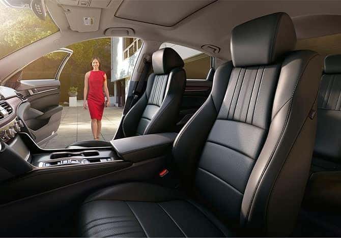 Honda Accord leather front seats