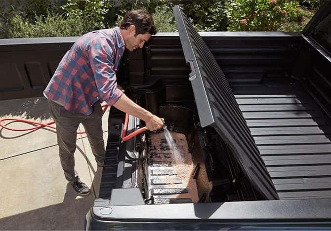 Honda Ridgeline in-bed trunk