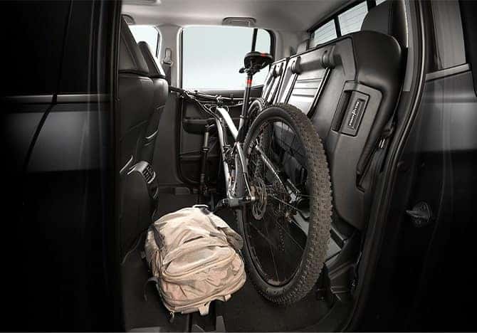 Honda Ridgeline folding back seats