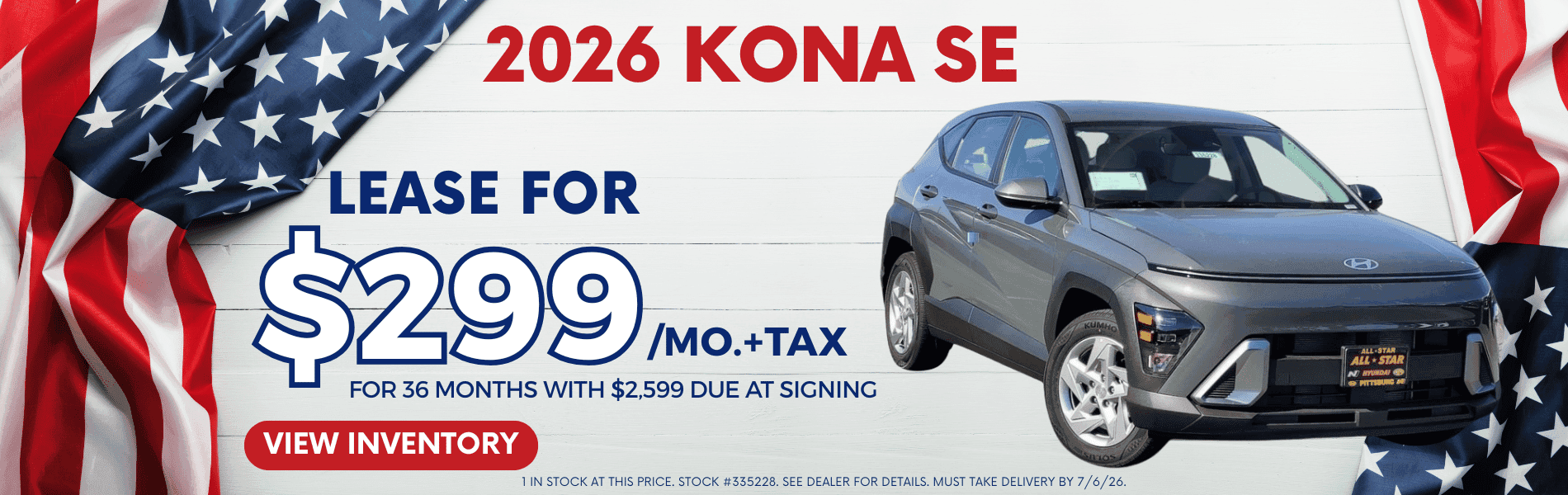Kona SE Lease June
