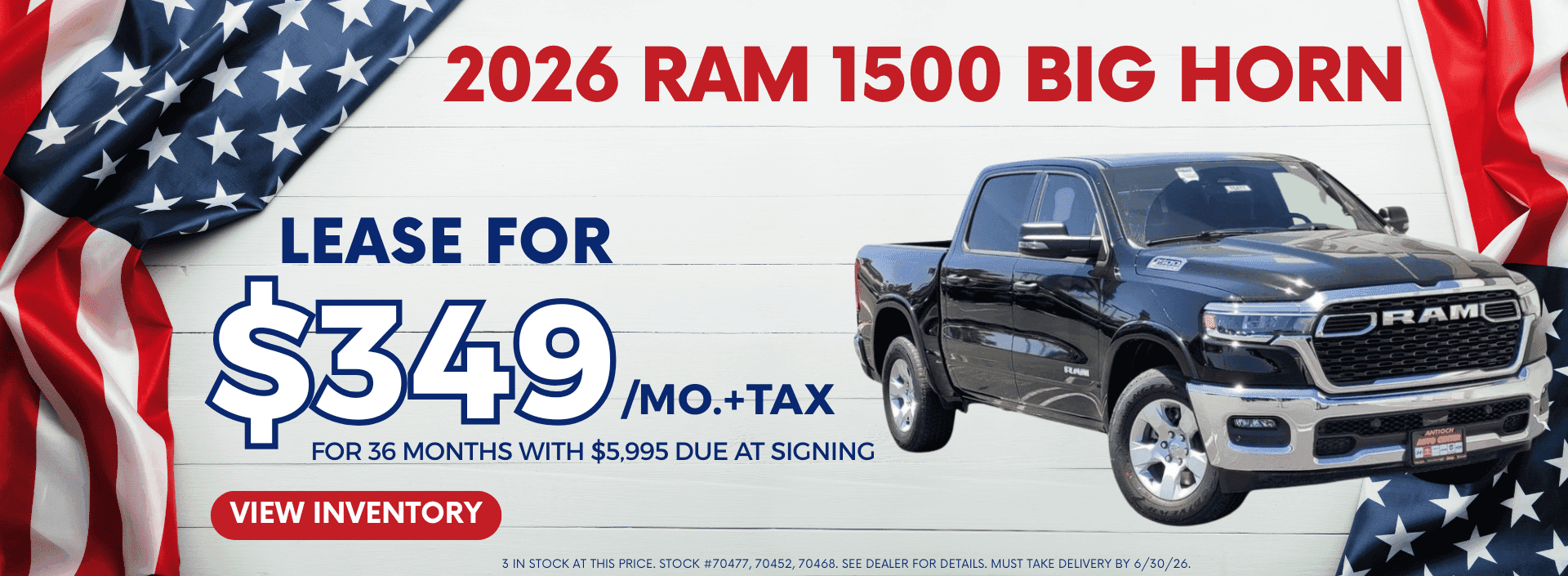 RAM 1500 Lease June