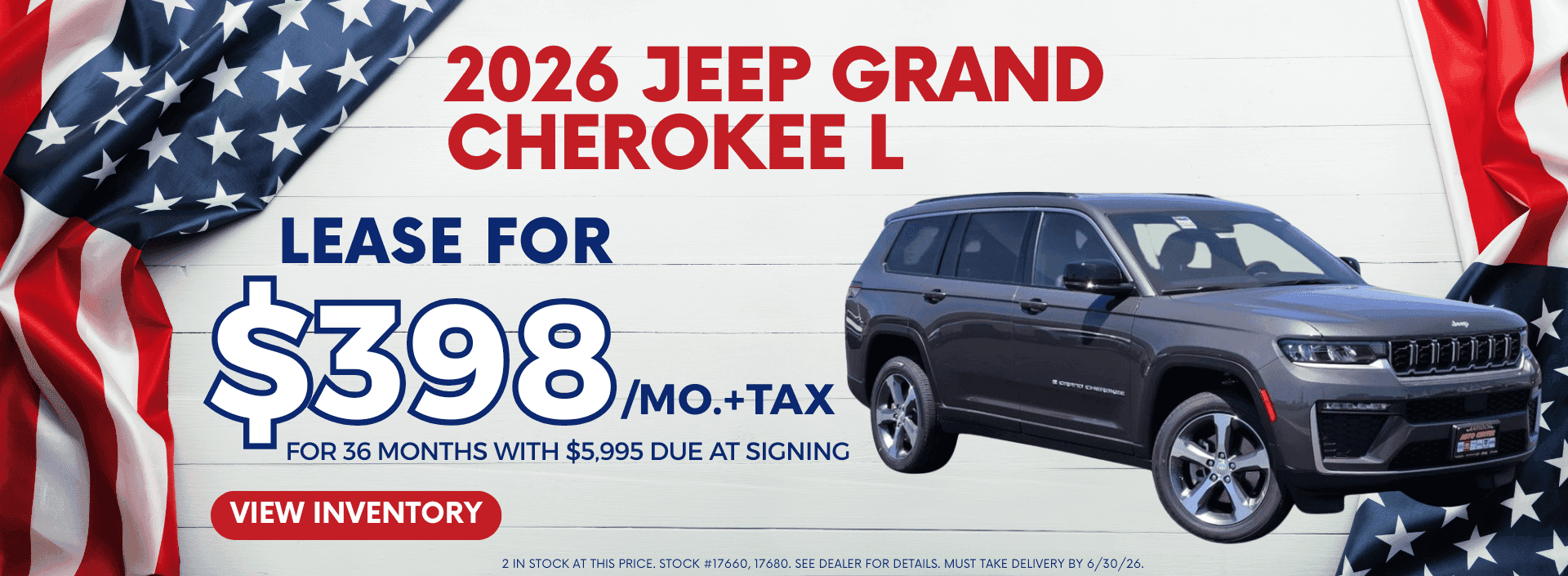 Jeep Grand Cherokee L Lease June