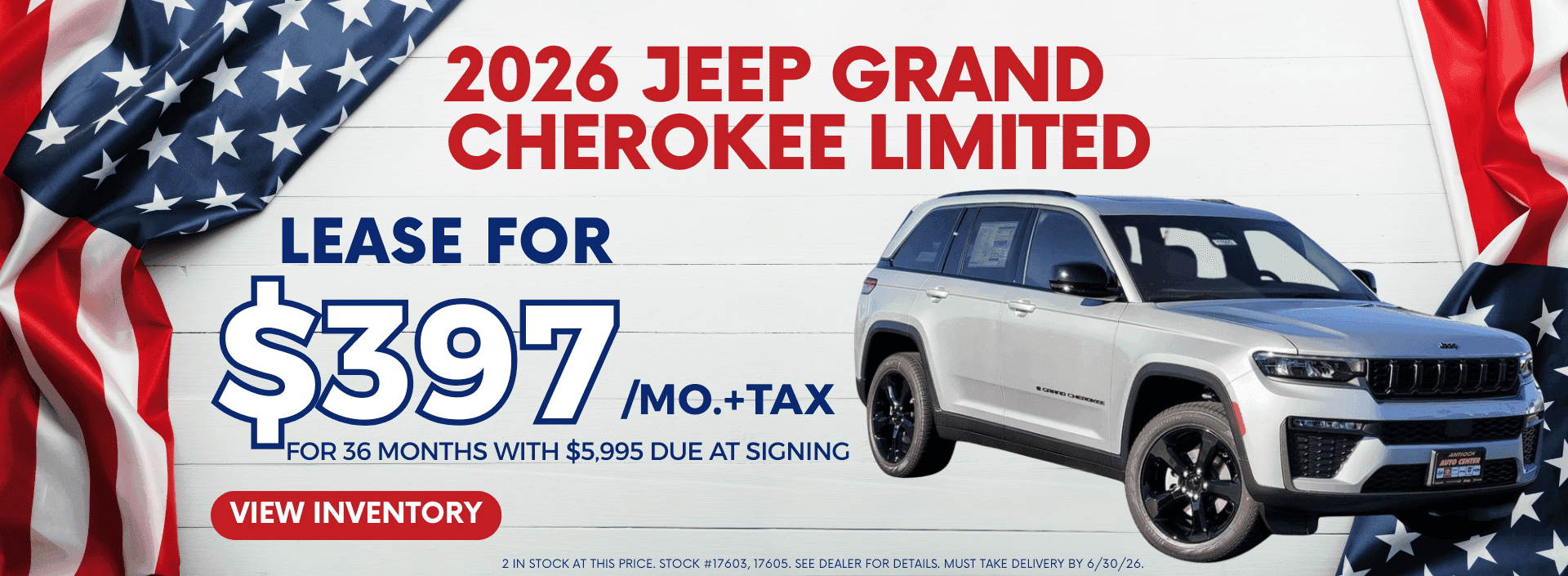 Jeep Grand Cherokee Limited Lease June