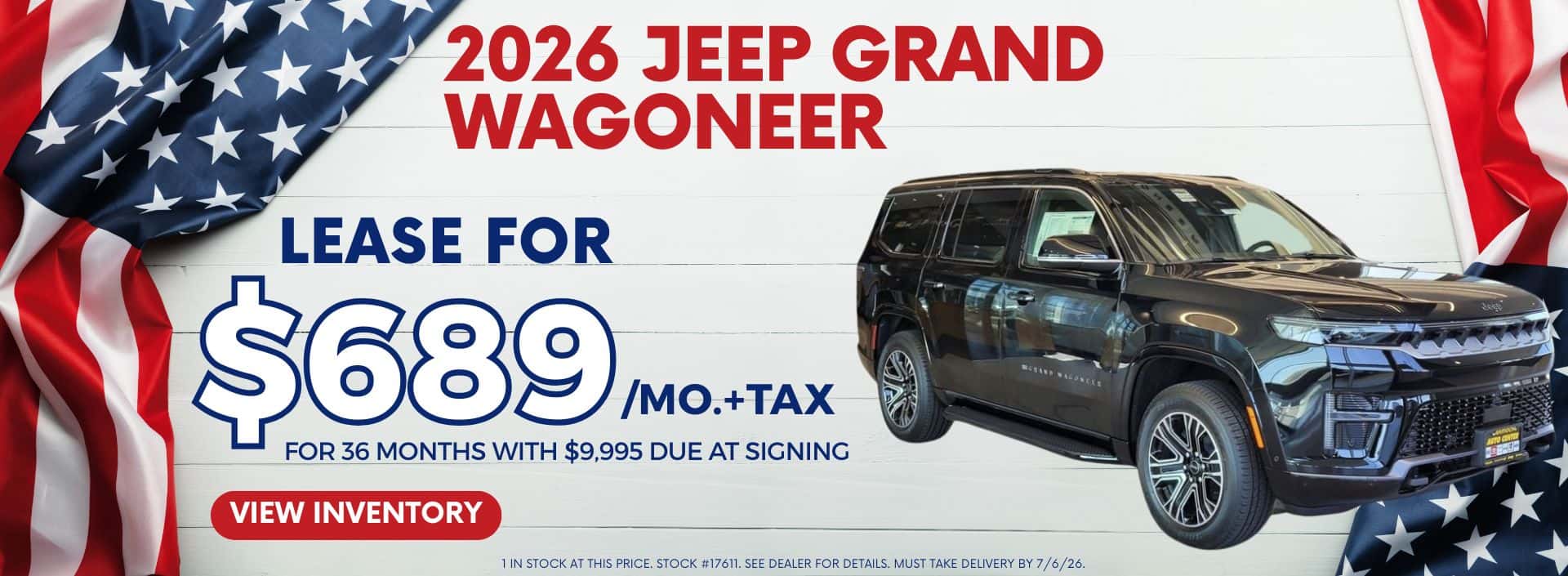 Jeep Grand Wagoneer Lease