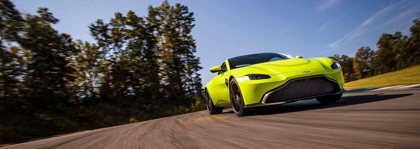 Aston Martin Vantage Driving