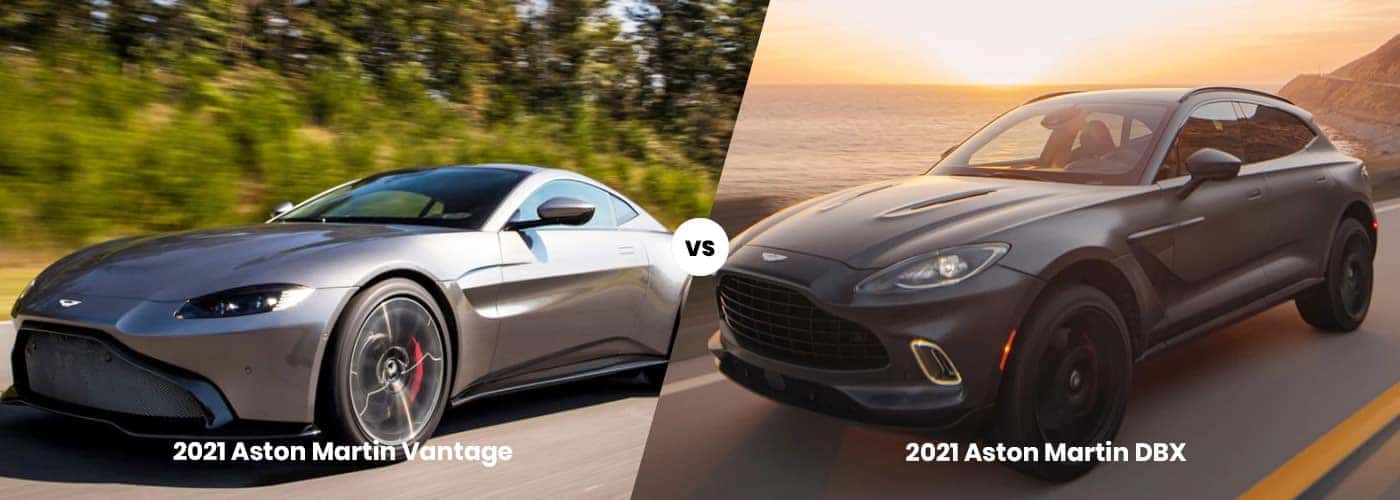 2021 Aston Martin Vantage vs. 2021 Aston Martin DBX