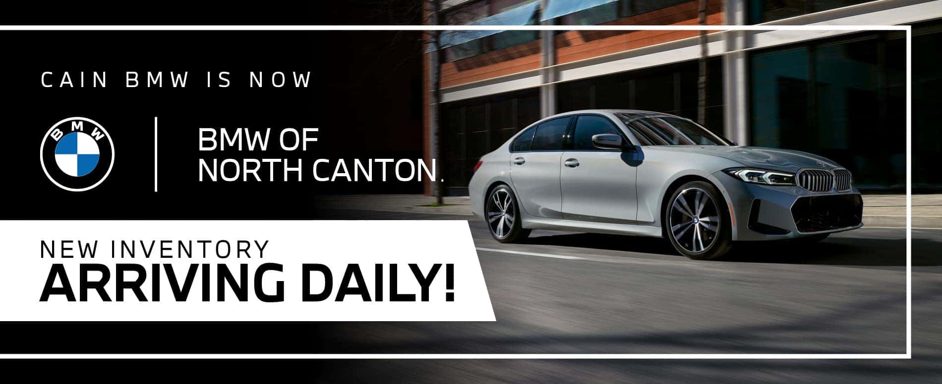 New Inventory Arriving Daily at BMW of North Canton