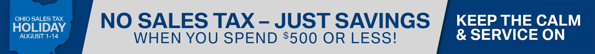 Ohio Sales Tax - Desktop SRP Banner