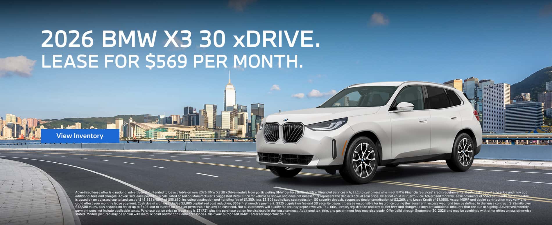 X3 September offer
