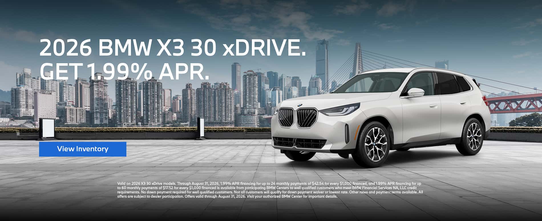 BMW X3 30 -August