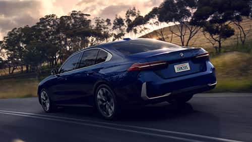 Rear View of BMW 5 Series
