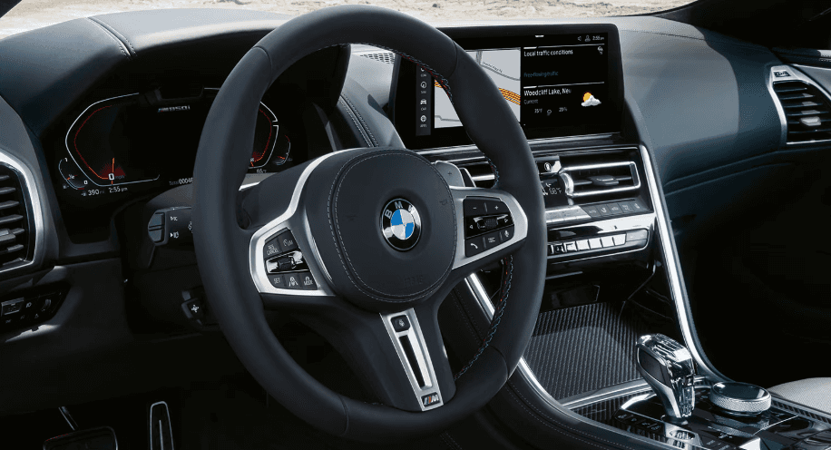 2026 BMW 8 Series Coupe interior view available at BMW of Northwest Arkansas.
