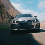 2026 BMW i4 M60 driving on the highway