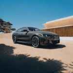 2026 BMW i4 parked outside in the sunshine