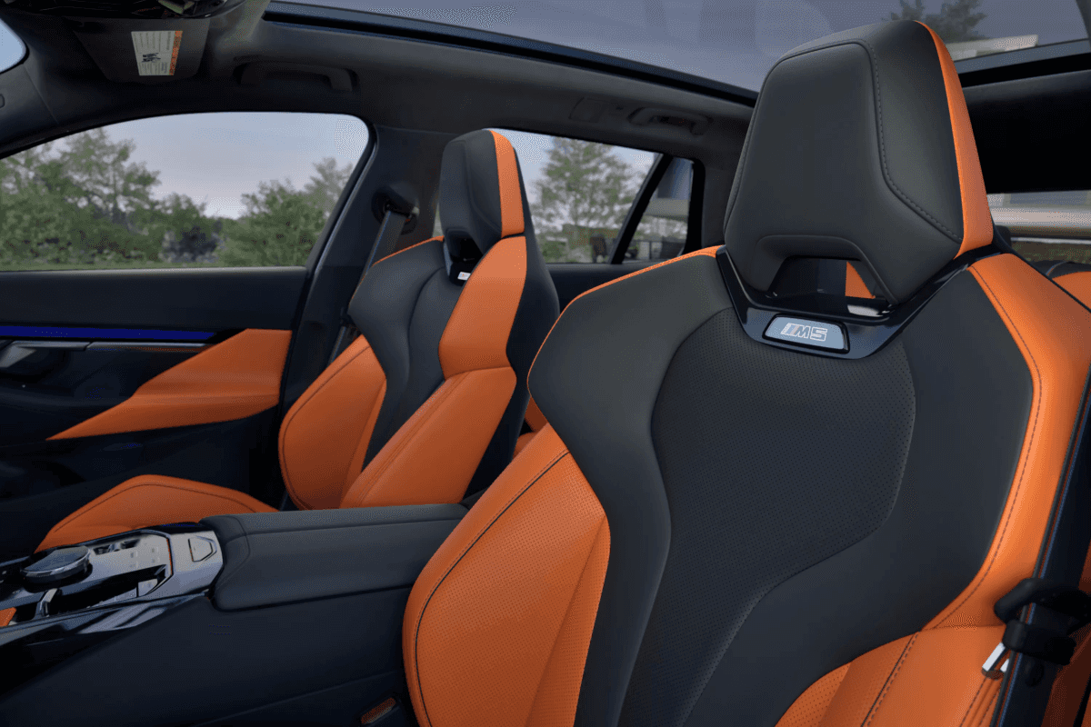 Interior cabin view of the 2027 BMW M5 Touring
