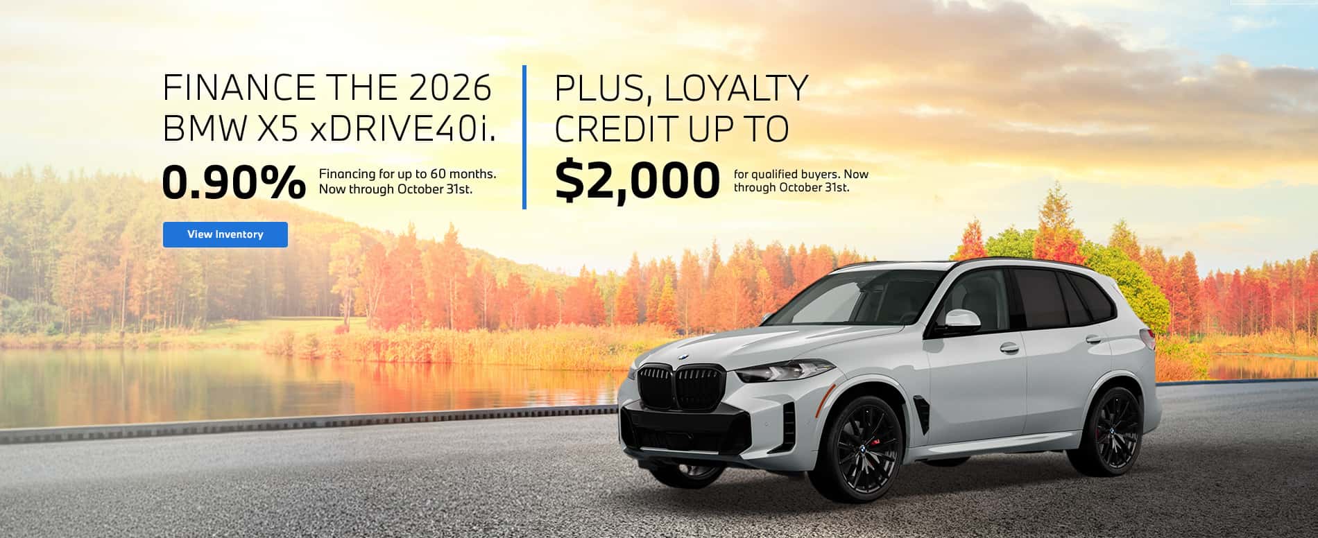2027 BMW X5 Finance Offer
