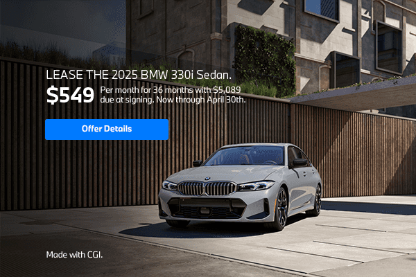 Lease a 2025 BMW 330i Sedan
