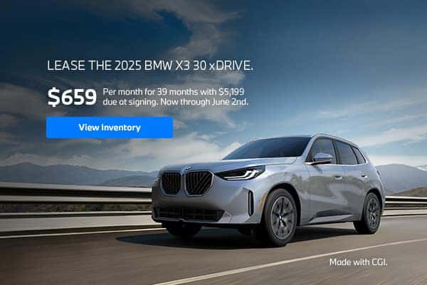 Lease a 2025 BMW X3 30 xDrive