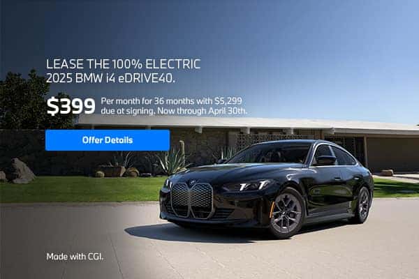 Lease a 2025 BMW i4 eDrive40
