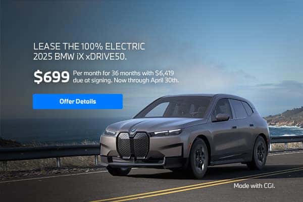 Lease a 2025 BMW iX xDrive50