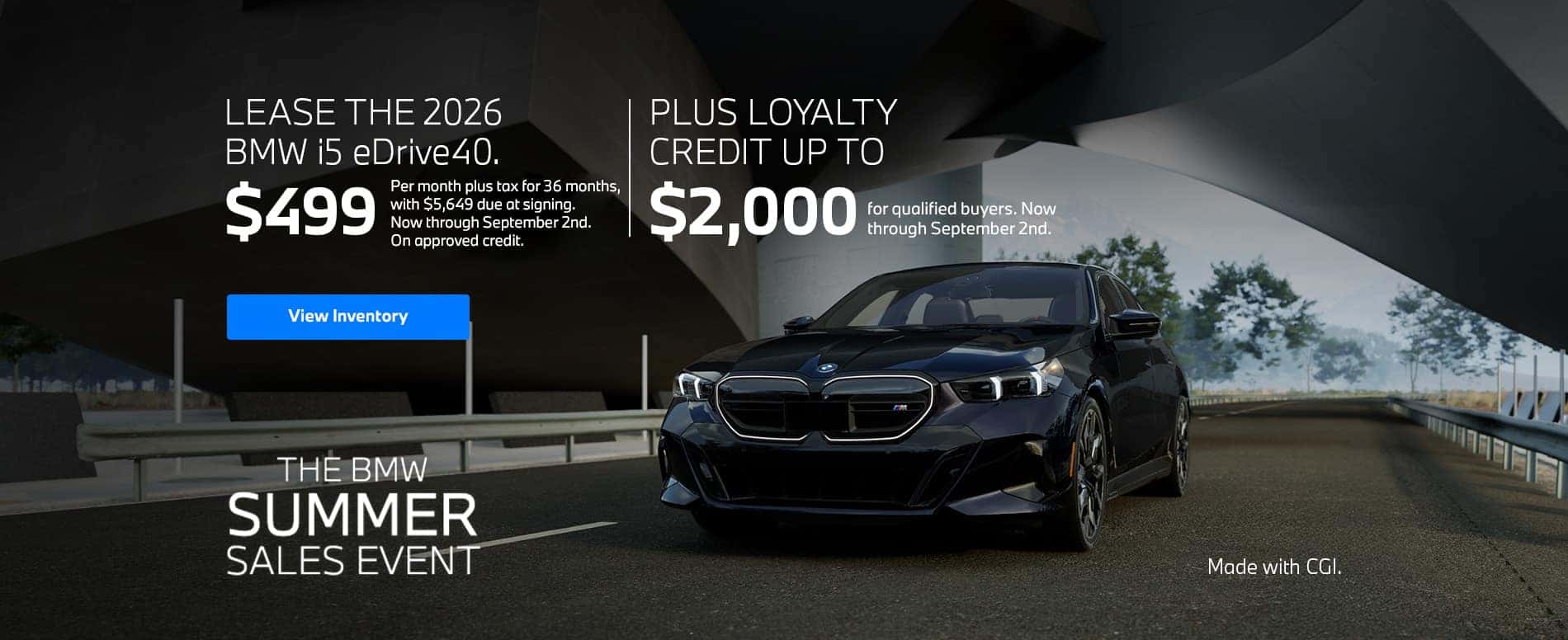 i 5eDrive40 lease 499