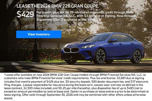 2026 BMW 228 GRAN COUPE.