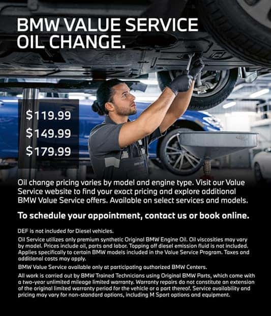 Value Oil Change Offer
