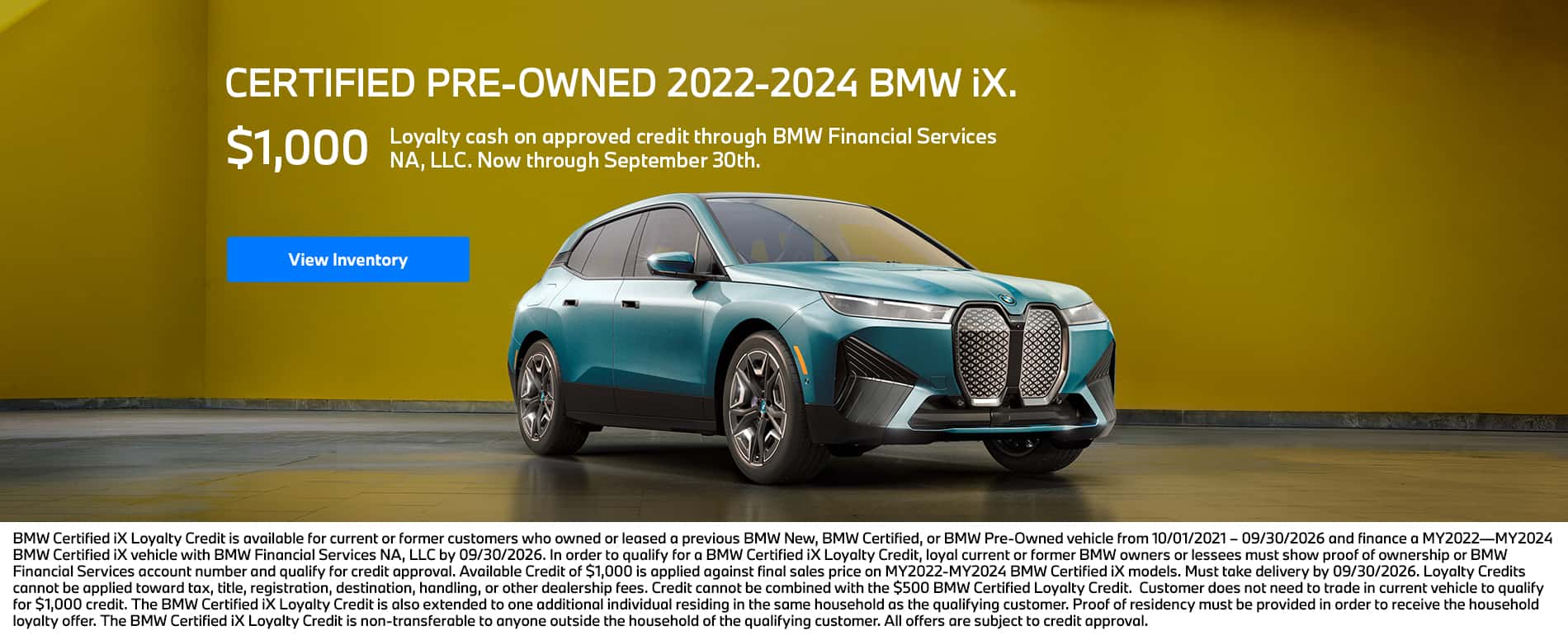Certified Pre-Owned 2022-2024 BMW iX