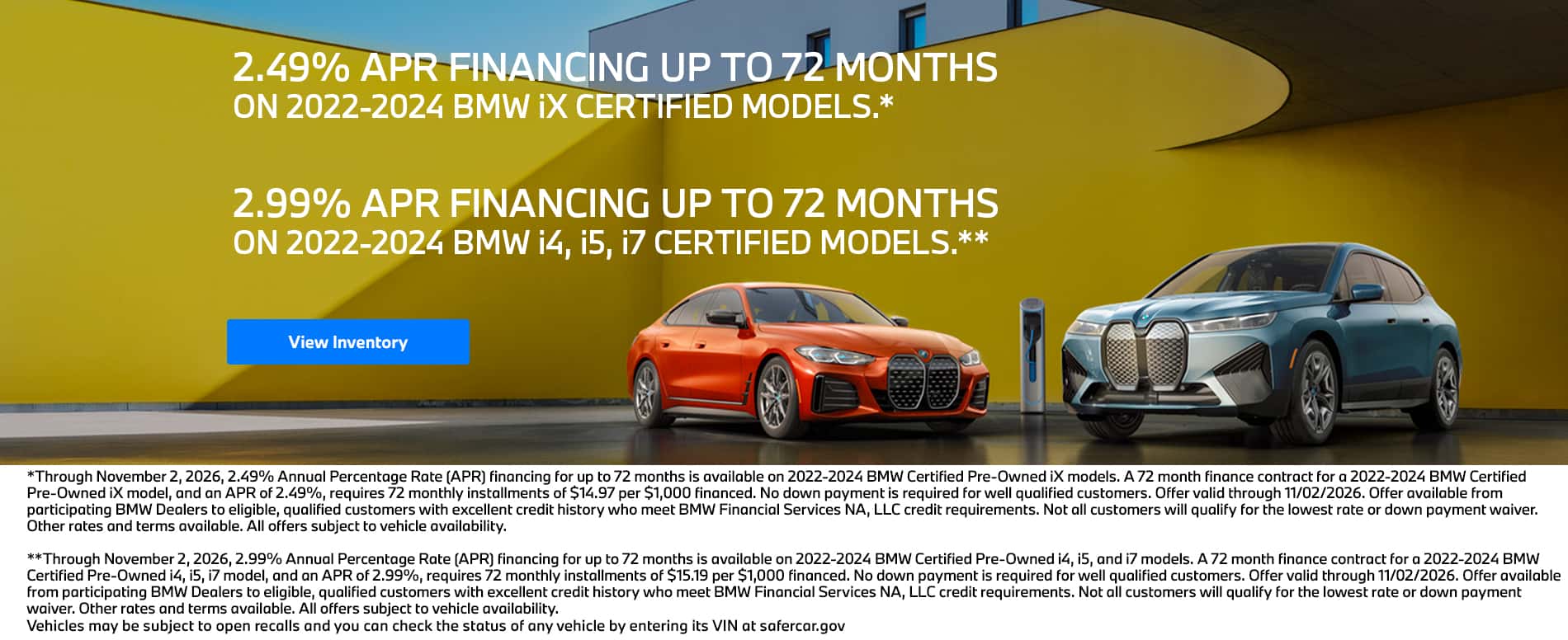 Certified Pre-Owned Specials