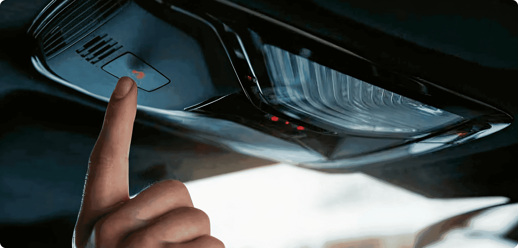 BMW Assist interface on vehicle dashboard