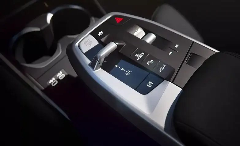 BMW X2 elevated center console