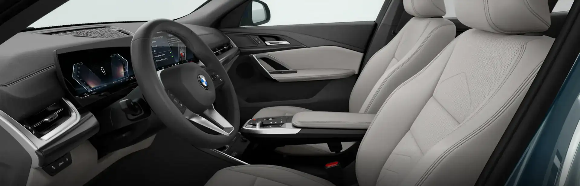 BMW X2 premium interior with Curved Display