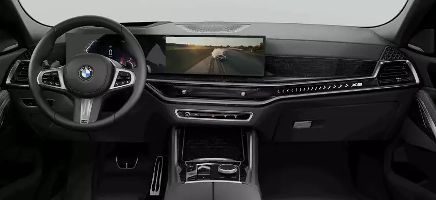 BMW X6 in-vehicle video streaming