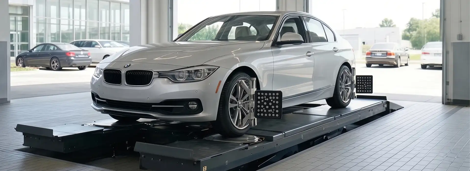 BMW wheel alignment service at BMW of South Atlanta