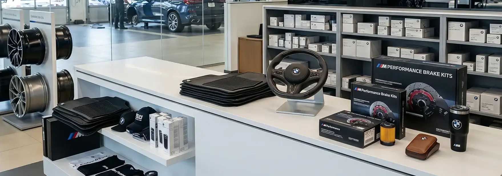 BMW of South Atlanta parts department with extensive genuine parts inventory