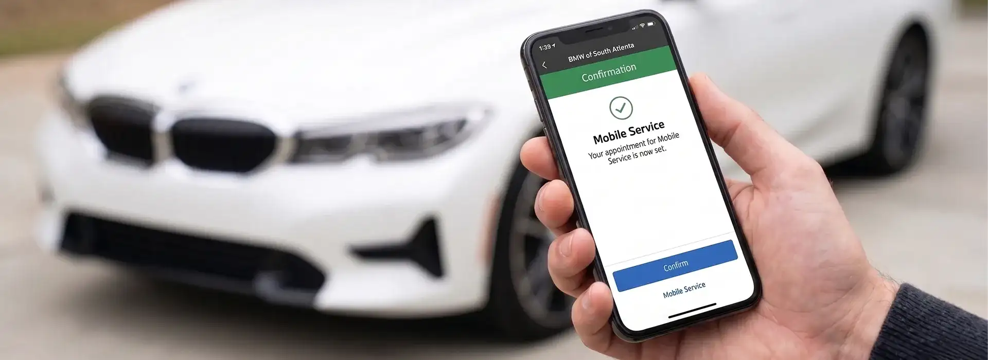 BMW mobile mechanic service technician at BMW of South Atlanta