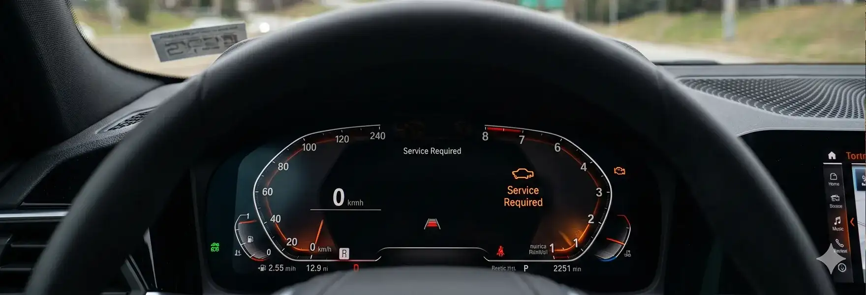 BMW mobile mechanic performing on-site service near Atlanta