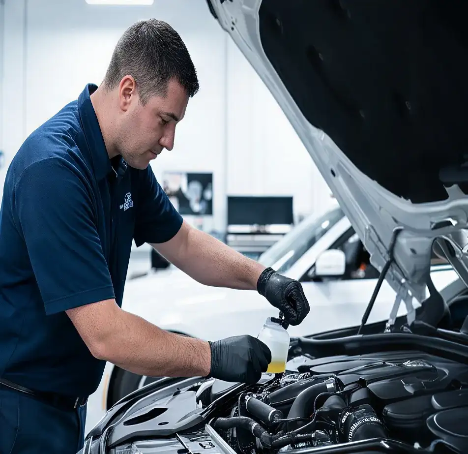White BMW sedan showcasing quality maintenance at BMW of South Atlanta