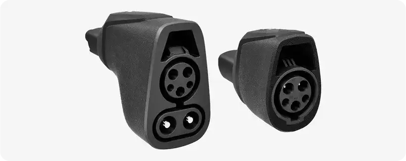 Charging adapters included with the i5