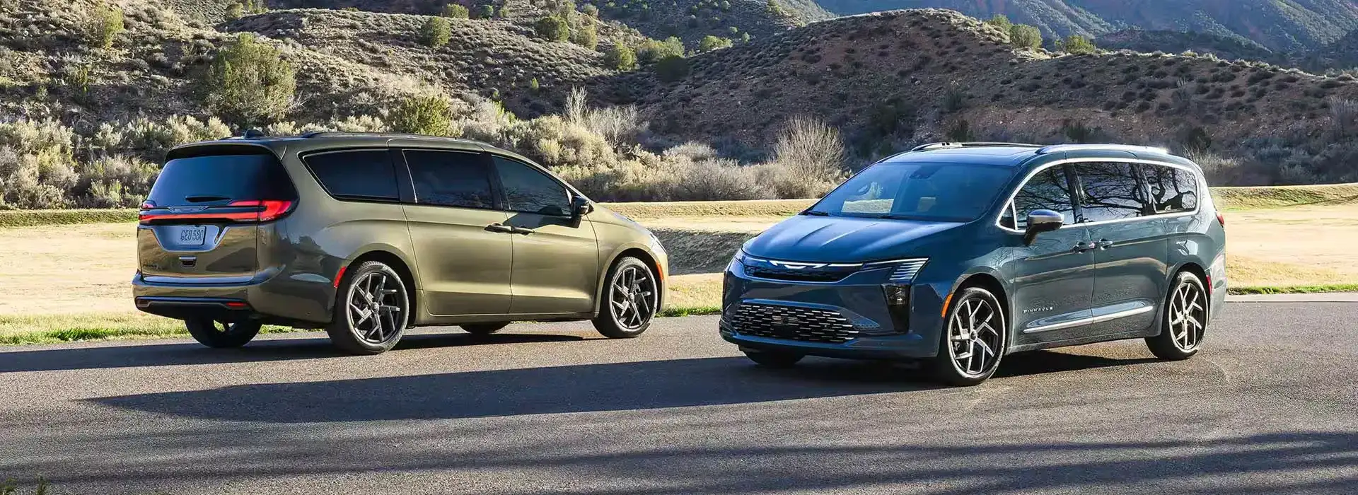 2027 Chrysler Pacifica driving in Monrovia, CA