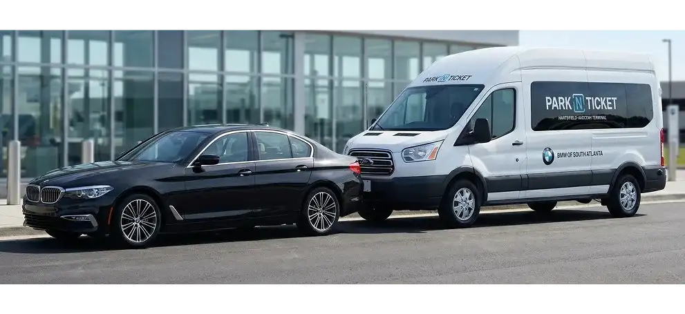 Free airport parking at Park'N Ticket with shuttle service