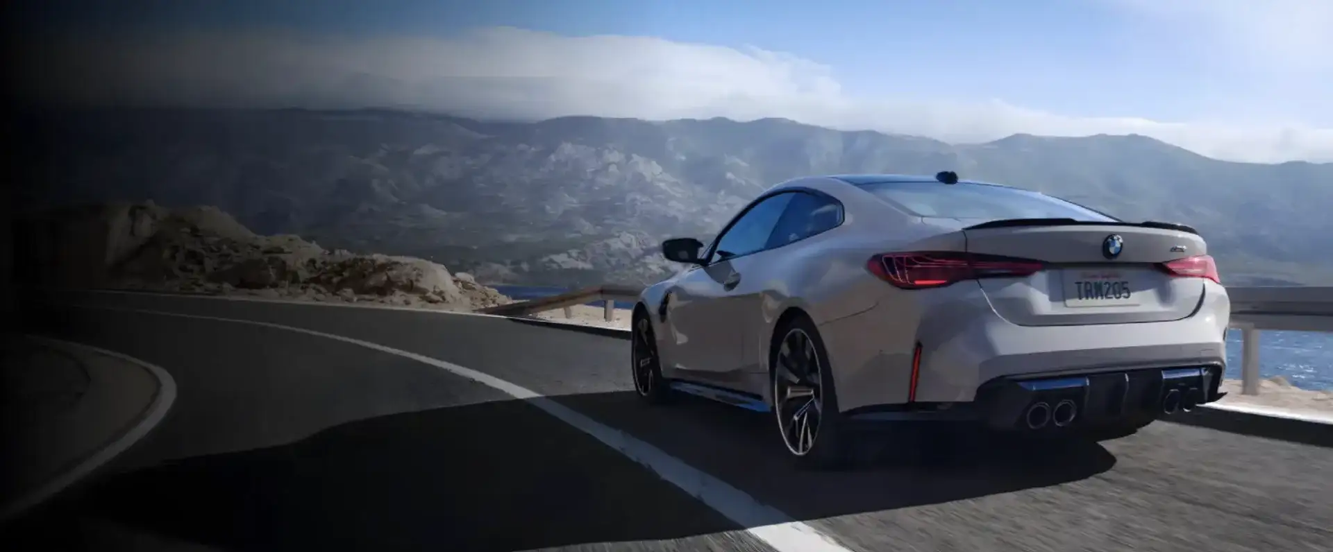 The 2026 BMW M4 coupe in Skyscraper Grey Metallic