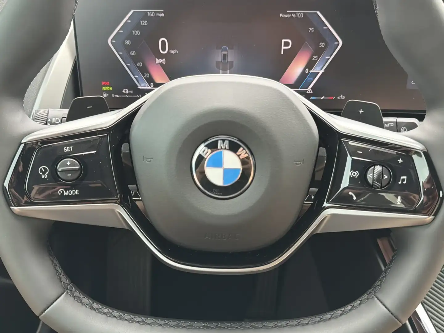 2026 BMW X3 steering wheel and digital cluster
