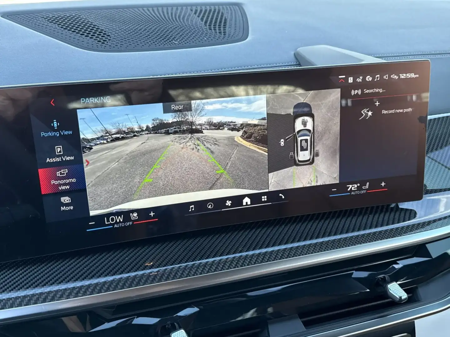 Reversing camera and parking display