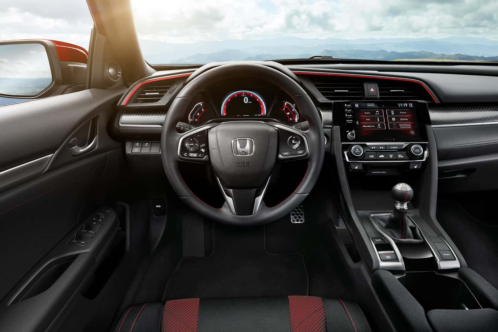 What you can get to personalize your vehicle at Boch Honda in Norwood | the dashboard of a honda