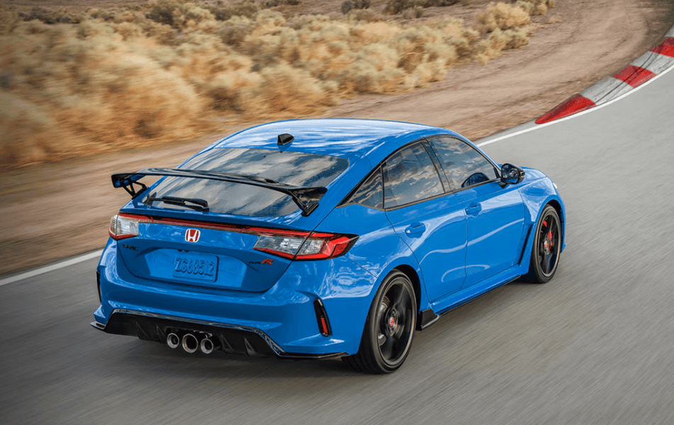 blue honda civic type 4