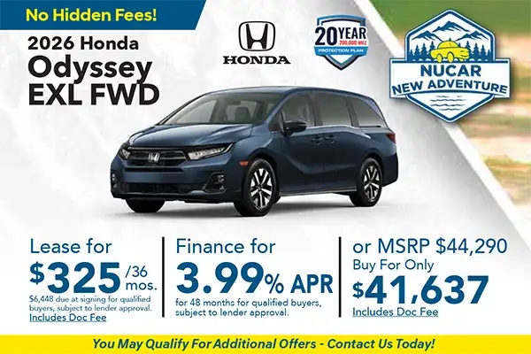 2026 Honda Odyssey EX-L Special