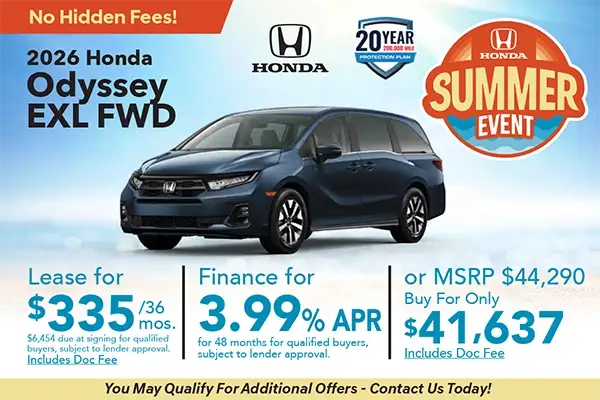 2026 Honda Odyssey EX-L Special
