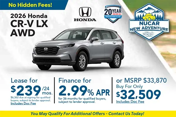New 2026 Honda CR-V Special