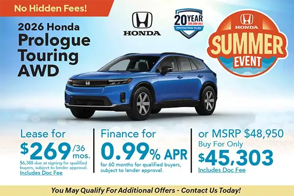 2026 Honda Prologue Special